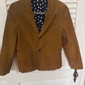 Mini Boden Brown Corduroy Jacket youth Size 11-12
